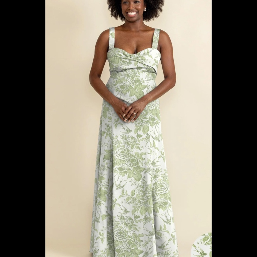 Lula Kate / Garden Flora with trumpet skirt (Size 10) no alterations